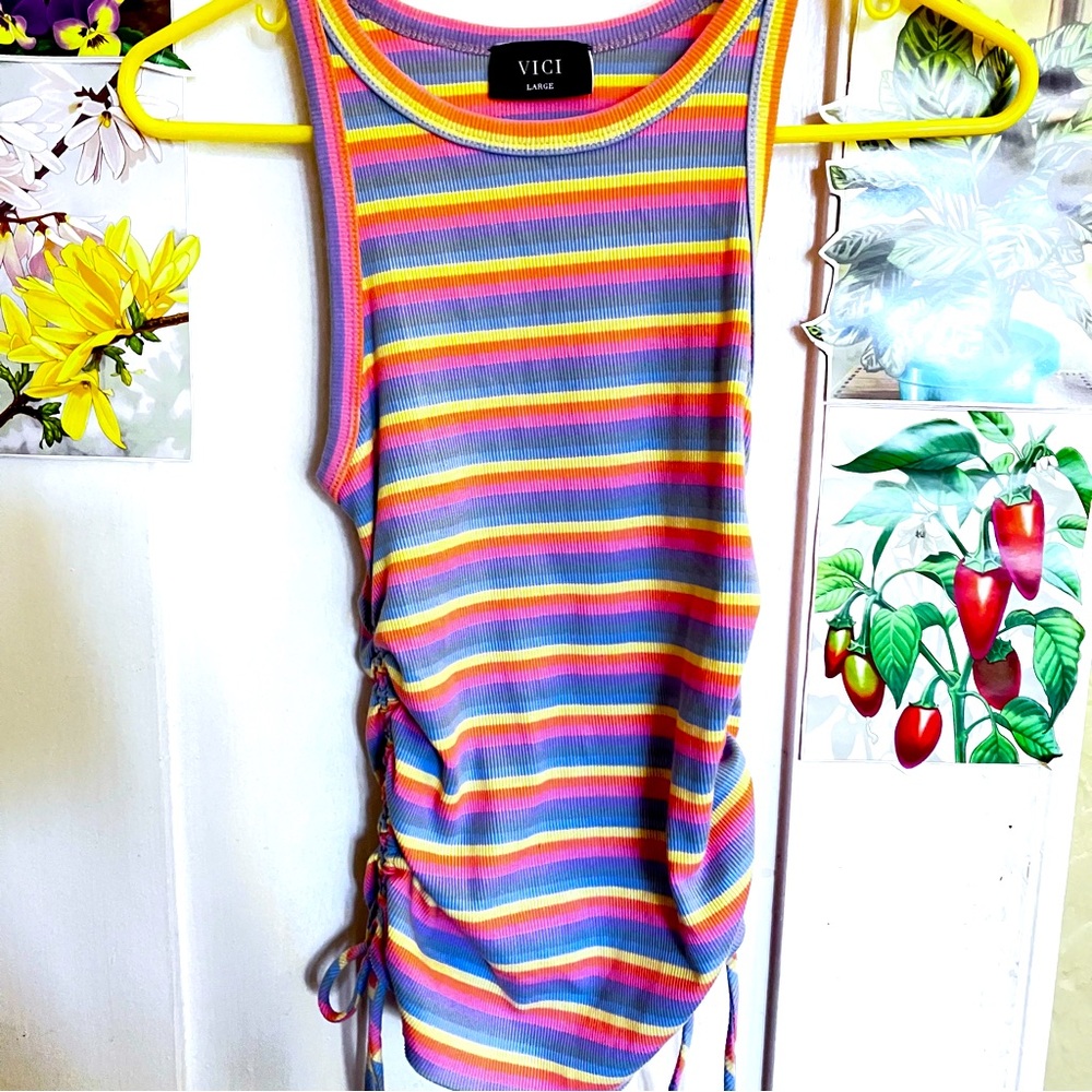 VICI Tank top Rainbow colors size L